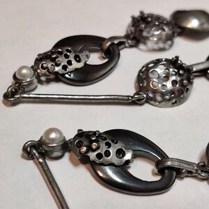 Modernist Long Necklace by Sonia Ferland Osmose